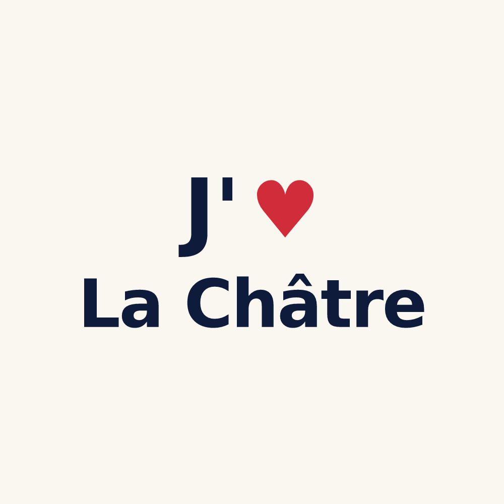 Tasse personnalisée La Châtre — design J'aime La Châtre