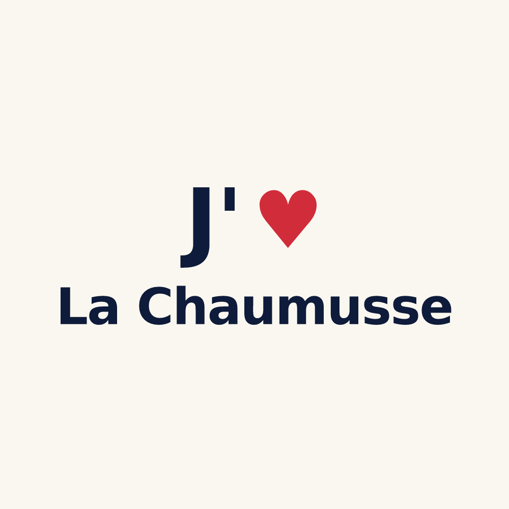 Tasse personnalisée La Chaumusse — design J'aime La Chaumusse