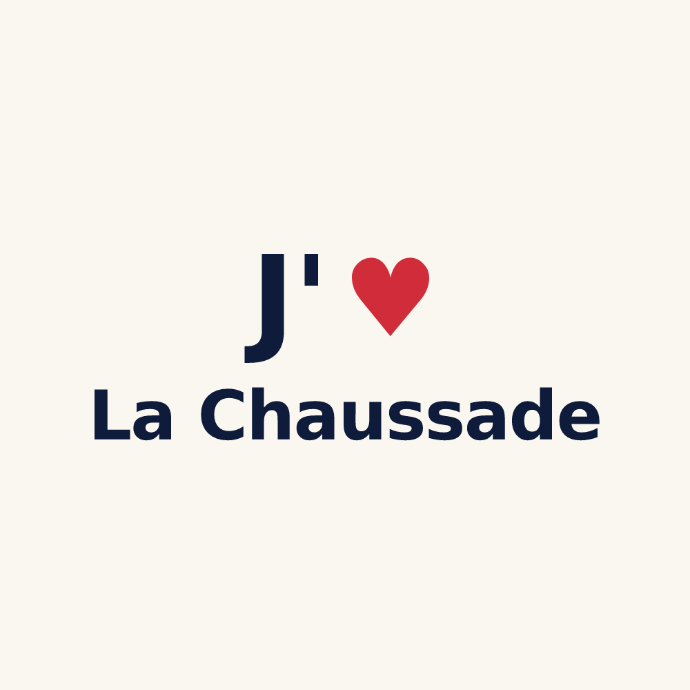 Tasse personnalisée La Chaussade — design J'aime La Chaussade