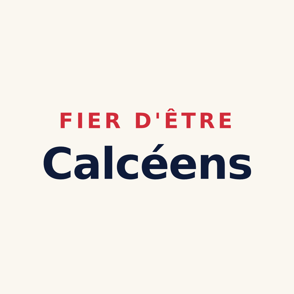 Tasse « Fier d'être Calcéens » — design pour La Chaussée
