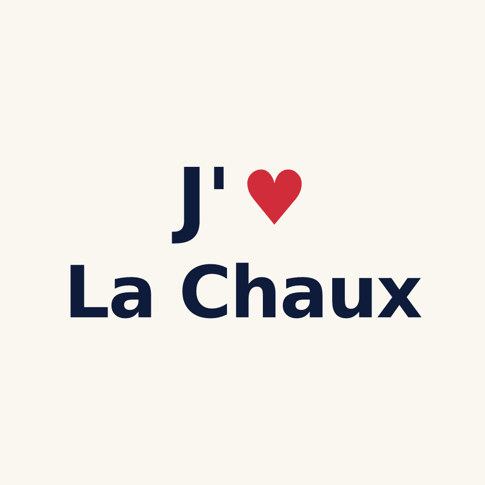 Tasse personnalisée La Chaux — design J'aime La Chaux