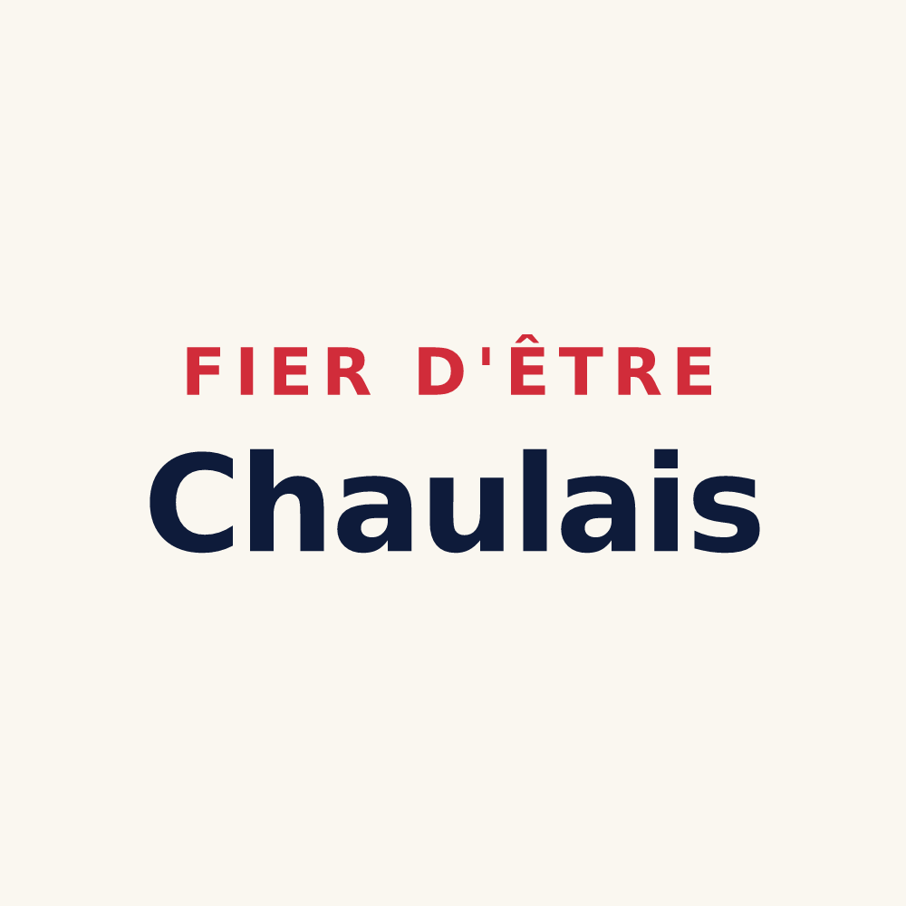 Tasse « Fier d'être Chaulais » — design pour La Chaux