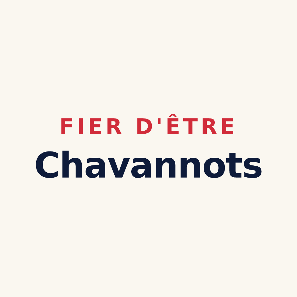 Tasse « Fier d'être Chavannots » — design pour La Chavanne