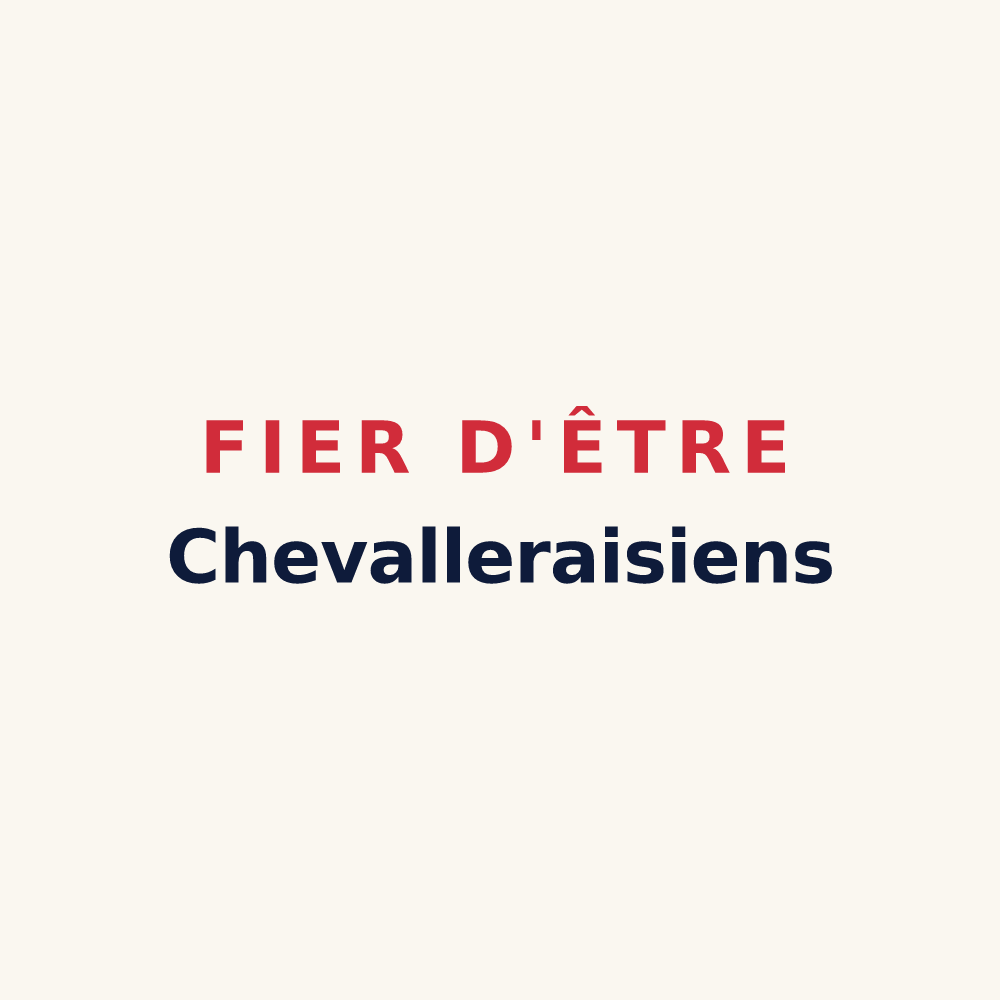 Tasse « Fier d'être Chevalleraisiens » — design pour La Chevallerais