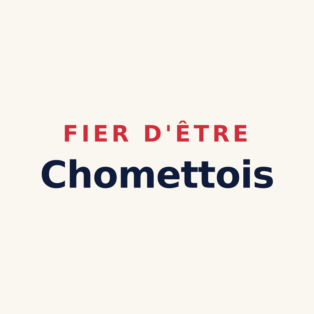 Tasse « Fier d'être Chomettois » — design pour La Chomette