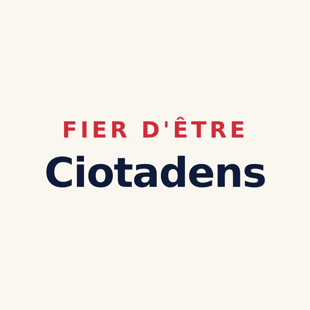 Tasse « Fier d'être Ciotadens » — design pour La Ciotat