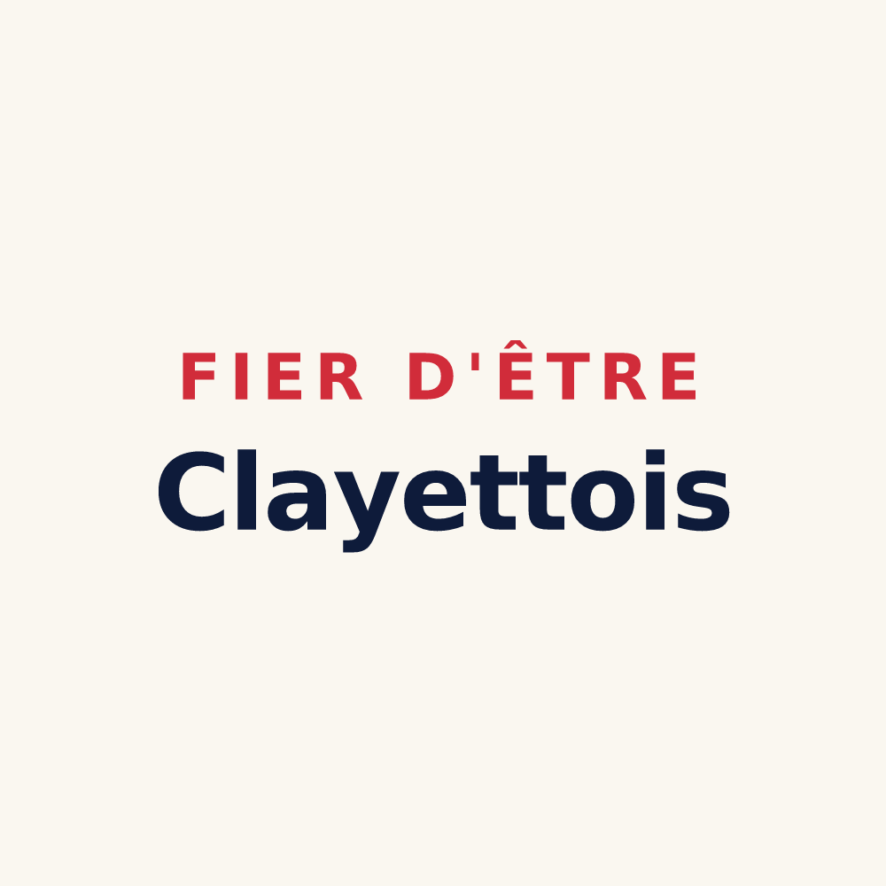 Tasse « Fier d'être Clayettois » — design pour La Clayette
