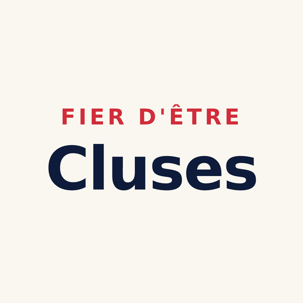 Tasse « Fier d'être Cluses » — design pour La Clusaz