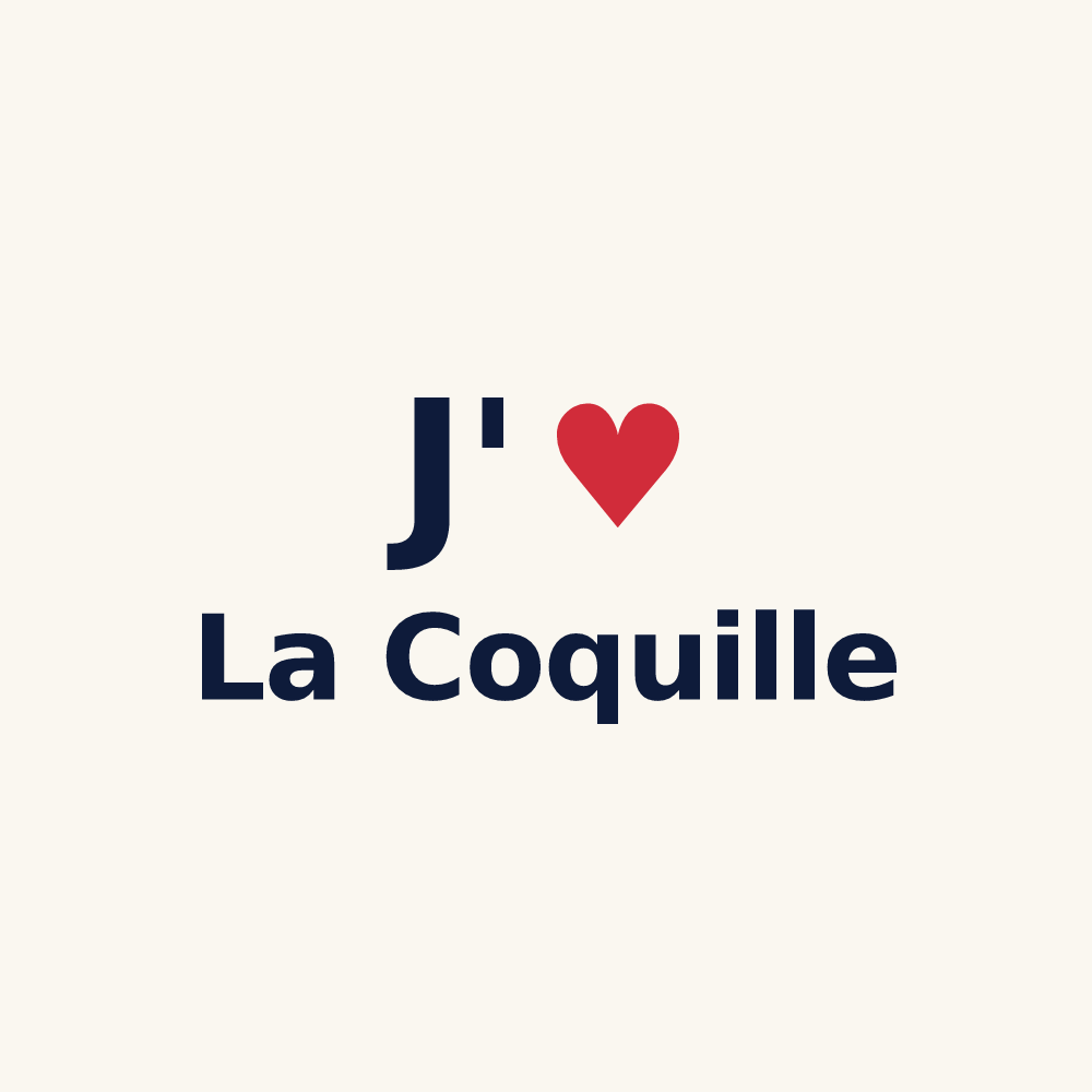 Tasse personnalisée La Coquille — design J'aime La Coquille