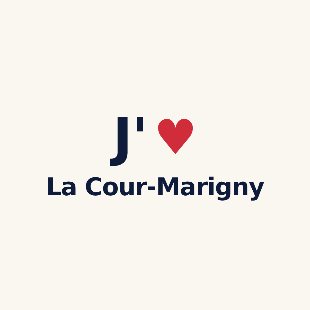 Tasse personnalisée La Cour-Marigny — design J'aime La Cour-Marigny