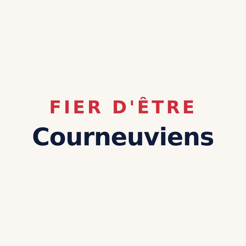Tasse « Fier d'être Courneuviens » — design pour La Courneuve