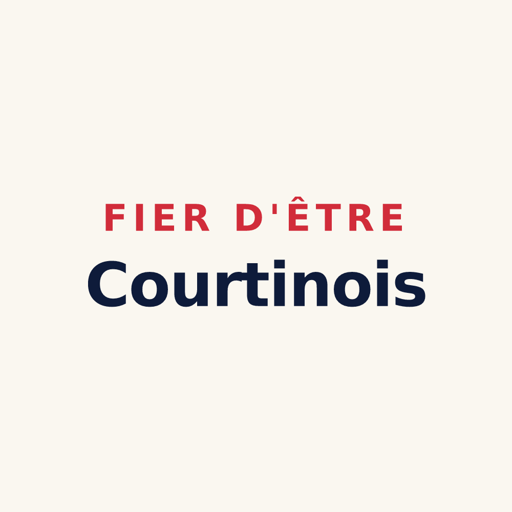 Tasse « Fier d'être Courtinois » — design pour La Courtine