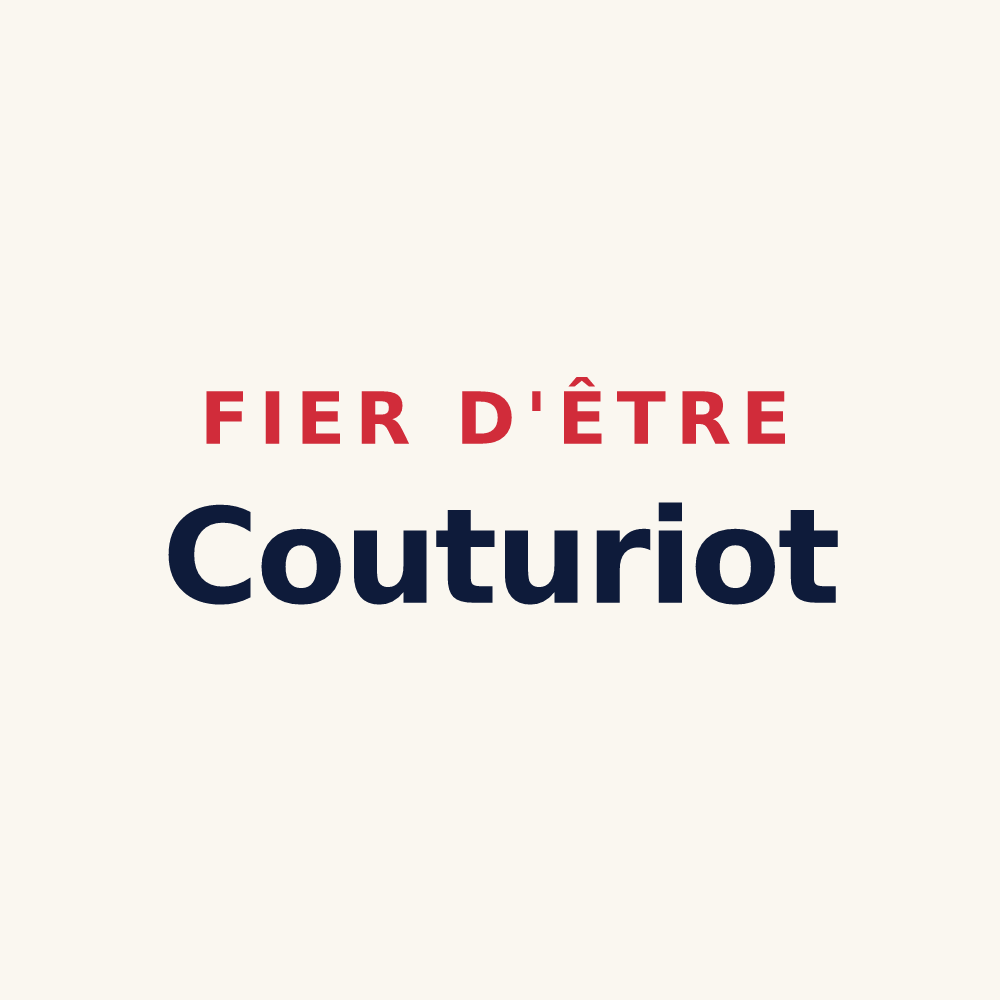 Tasse « Fier d'être Couturiot » — design pour La Couture-Boussey