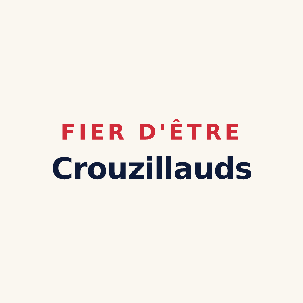 Tasse « Fier d'être Crouzillauds » — design pour La Croisille-sur-Briance