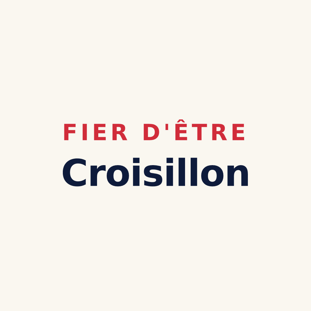 Tasse « Fier d'être Croisillon » — design pour La Croix-Helléan