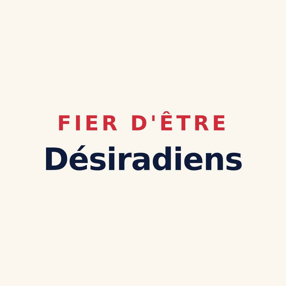 Tasse « Fier d'être Désiradiens » — design pour La Désirade
