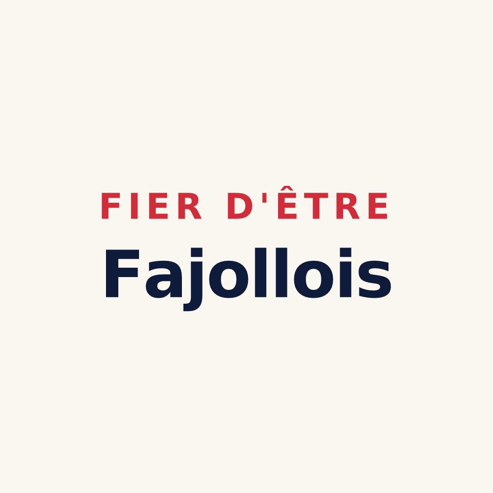 Tasse « Fier d'être Fajollois » — design pour La Fajolle