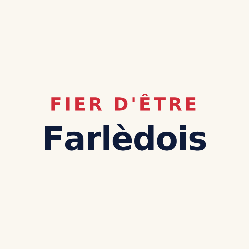 Tasse « Fier d'être Farlèdois » — design pour La Farlède