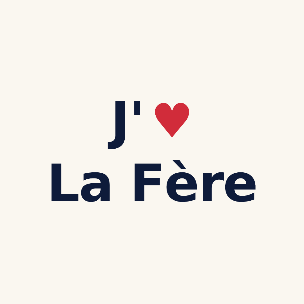 Tasse personnalisée La Fère — design J'aime La Fère