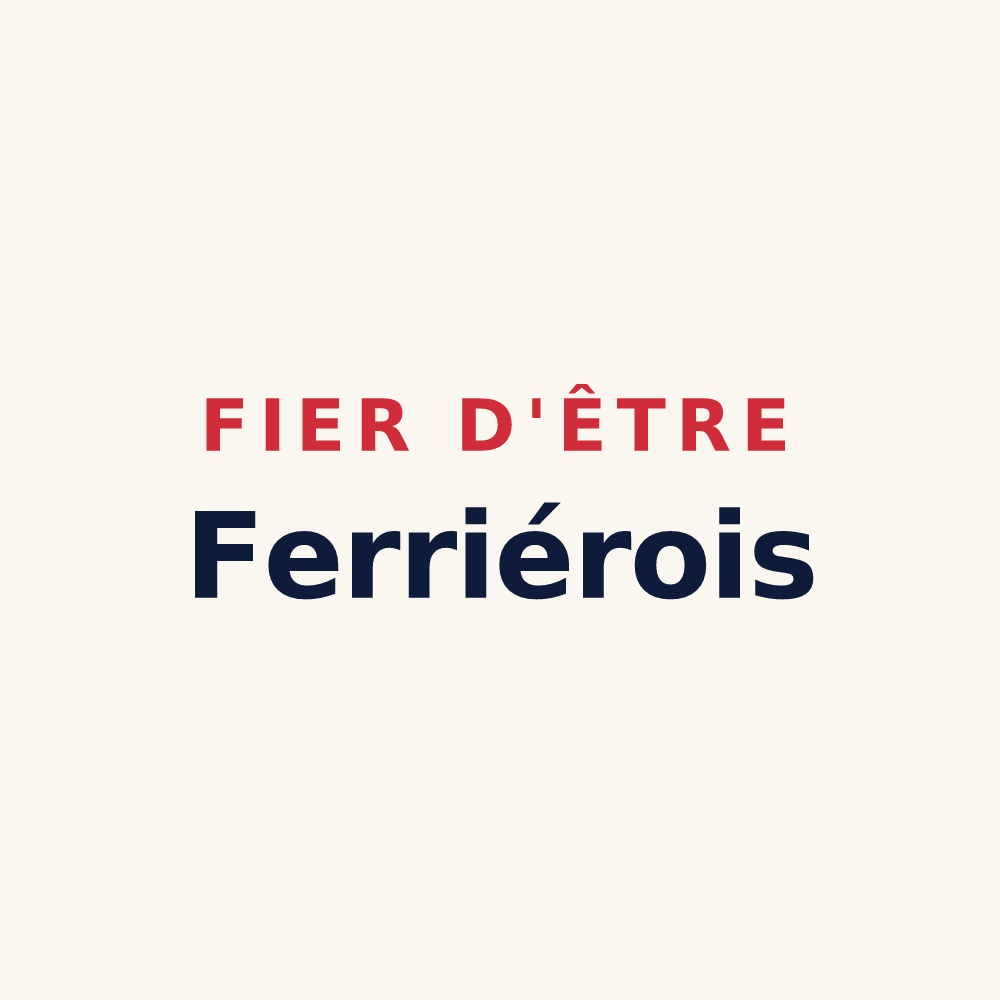 Tasse « Fier d'être Ferriérois » — design pour La Ferrière
