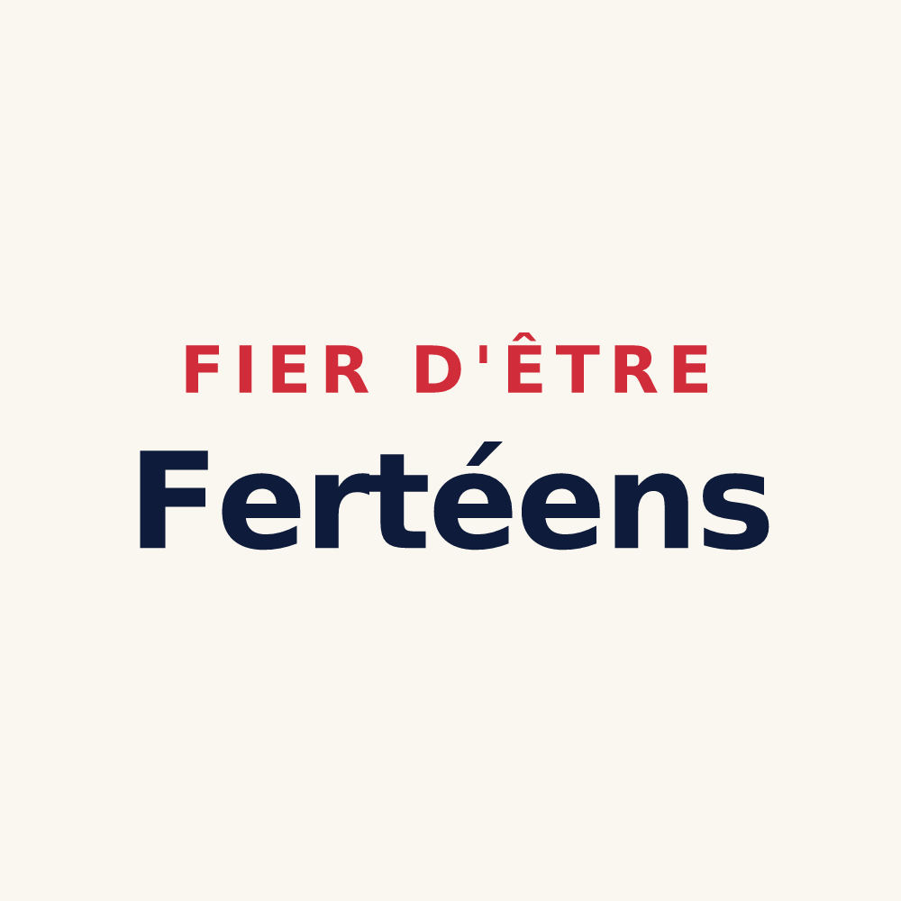 Tasse « Fier d'être Fertéens » — design pour La Ferté-Hauterive