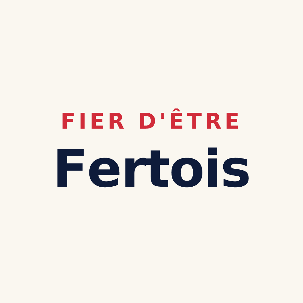 Tasse « Fier d'être Fertois » — design pour La Ferté Macé