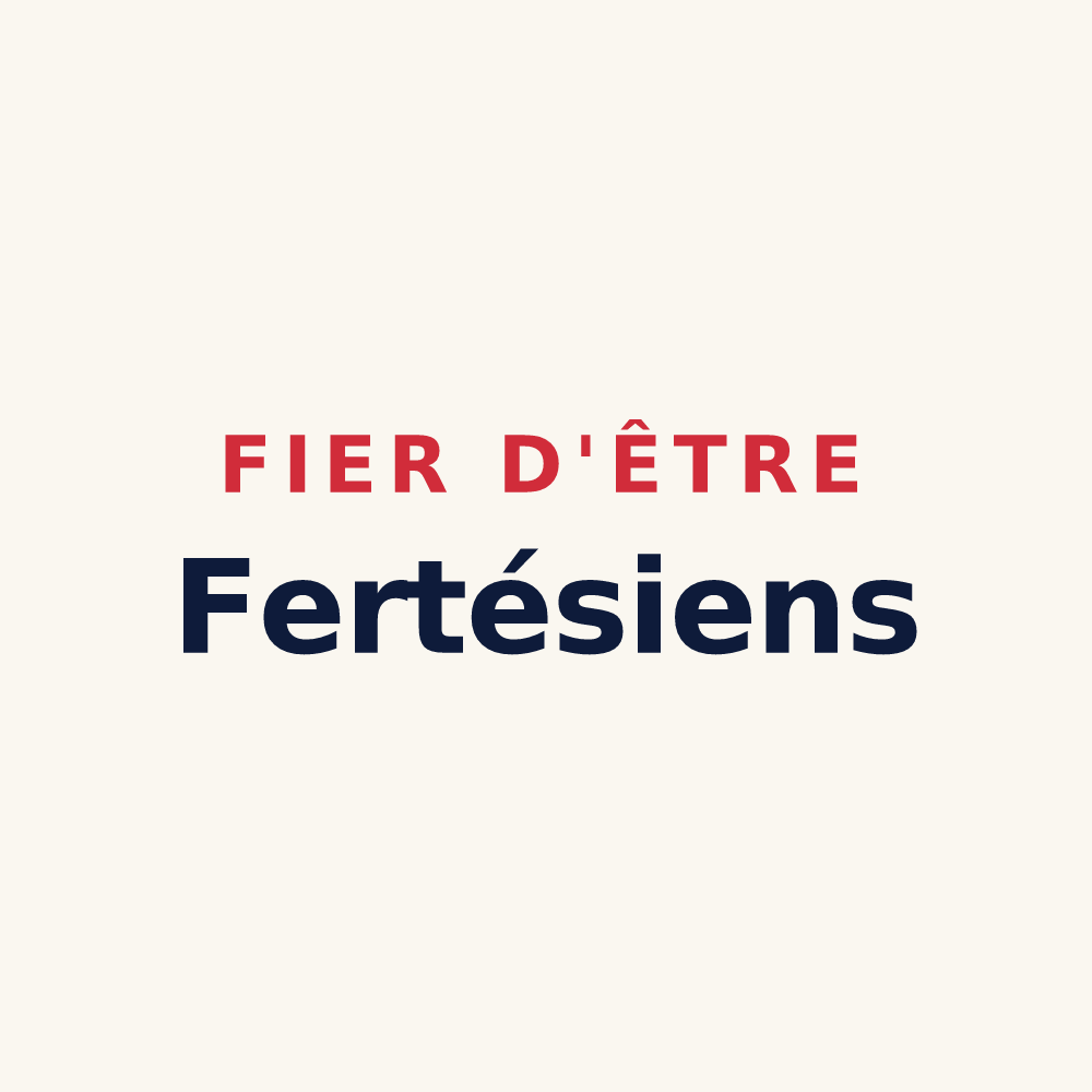 Tasse « Fier d'être Fertésiens » — design pour La Ferté-Saint-Samson