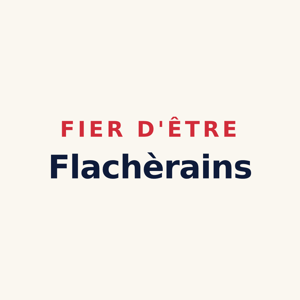 Tasse « Fier d'être Flachèrains » — design pour La Flachère