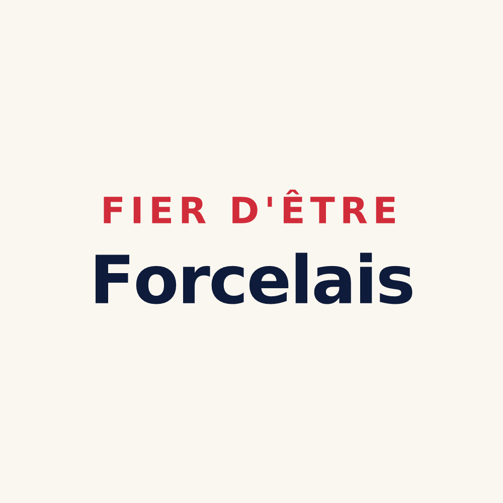Tasse « Fier d'être Forcelais » — design pour La Force