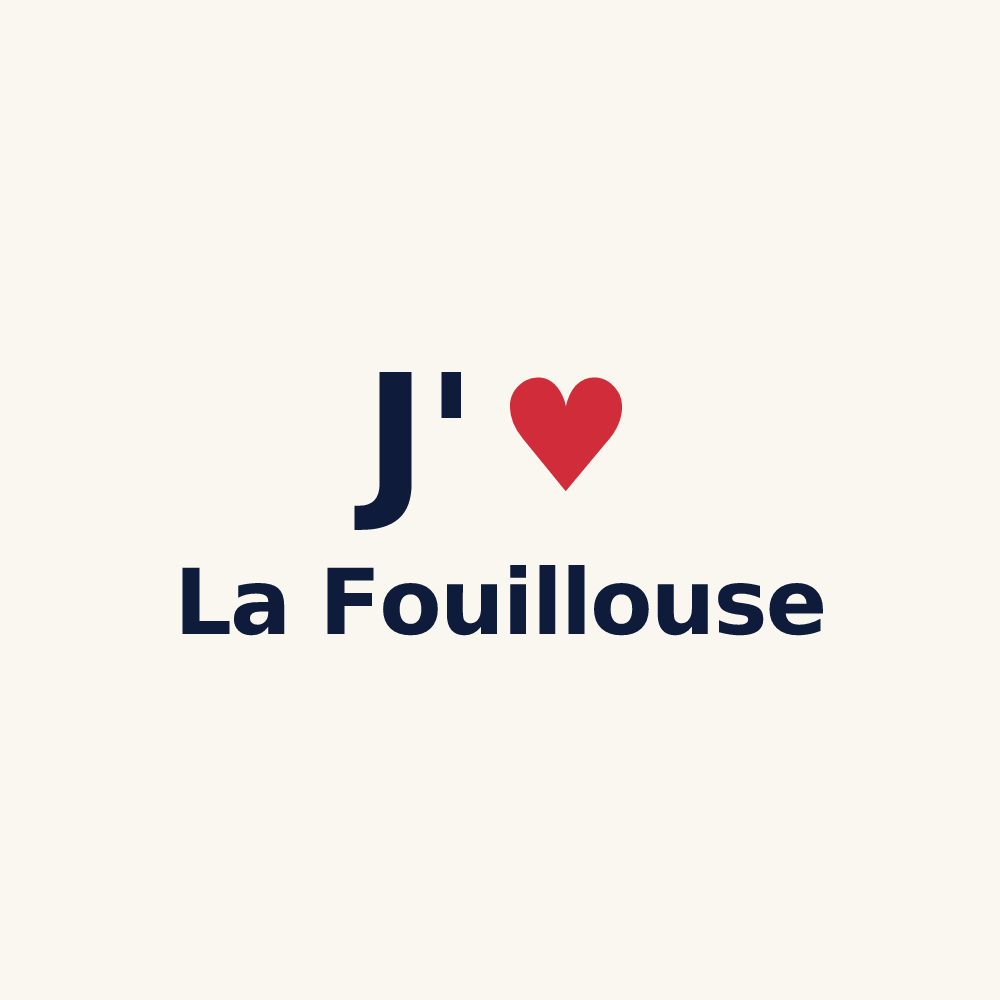 Tasse personnalisée La Fouillouse — design J'aime La Fouillouse