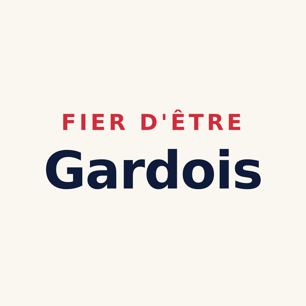 Tasse « Fier d'être Gardois » — design pour La Garde