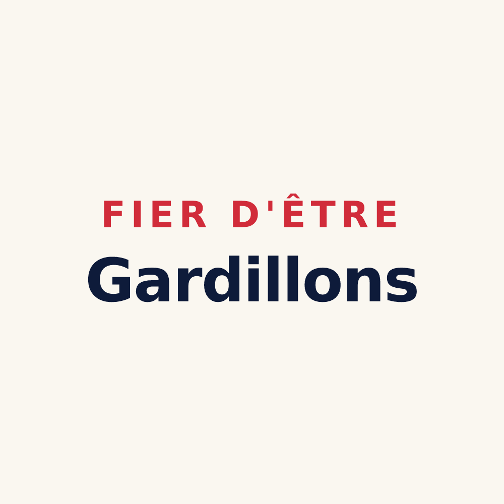 Tasse « Fier d'être Gardillons » — design pour La Garde