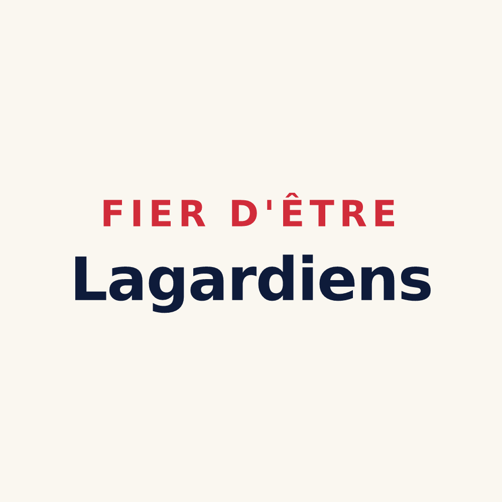 Tasse « Fier d'être Lagardiens » — design pour La Garde-Adhémar