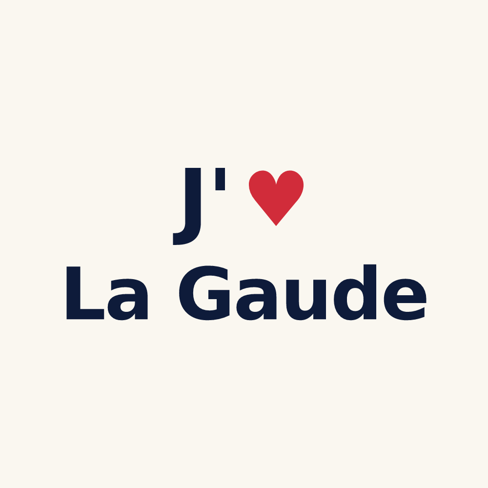 Tasse personnalisée La Gaude — design J'aime La Gaude