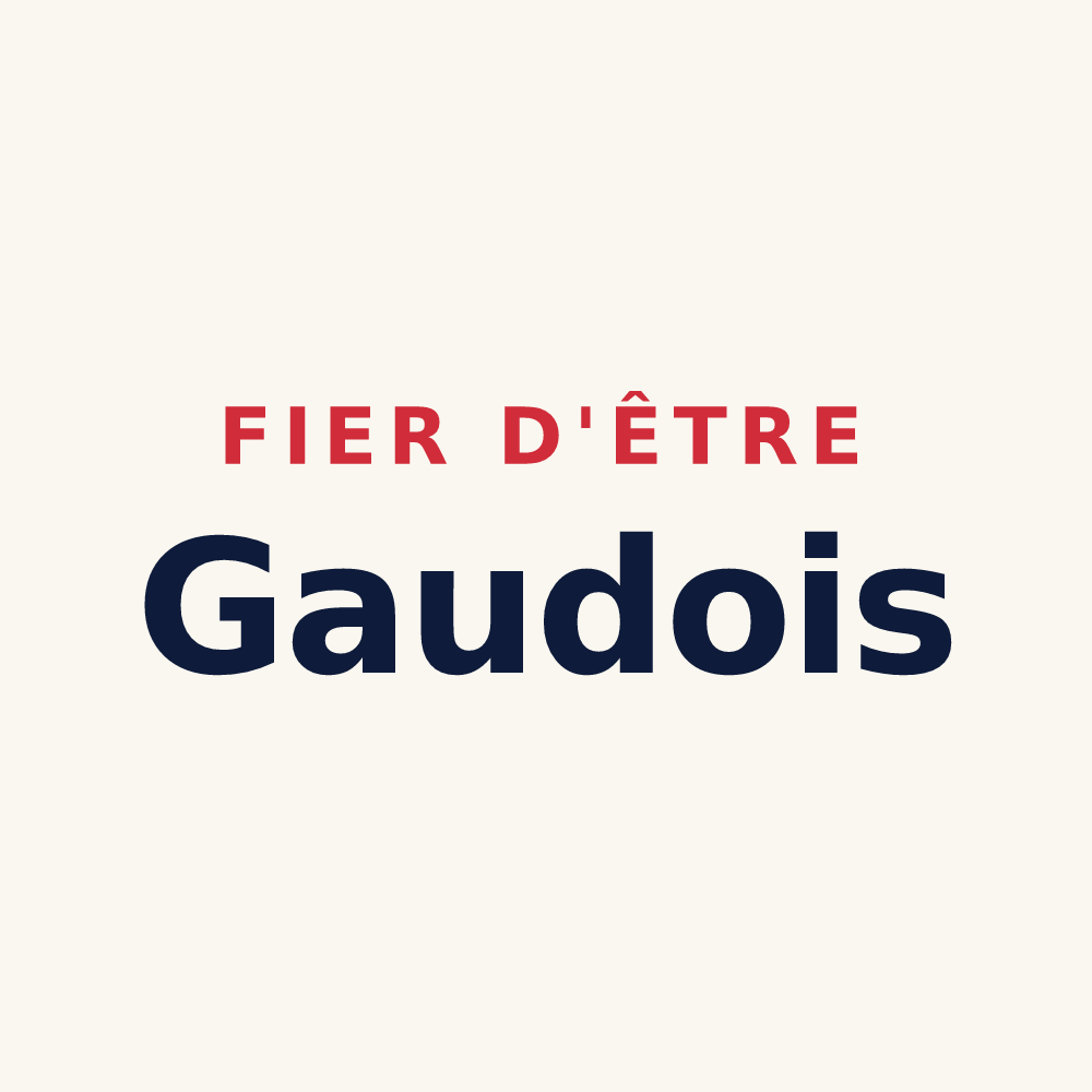 Tasse « Fier d'être Gaudois » — design pour La Gaude