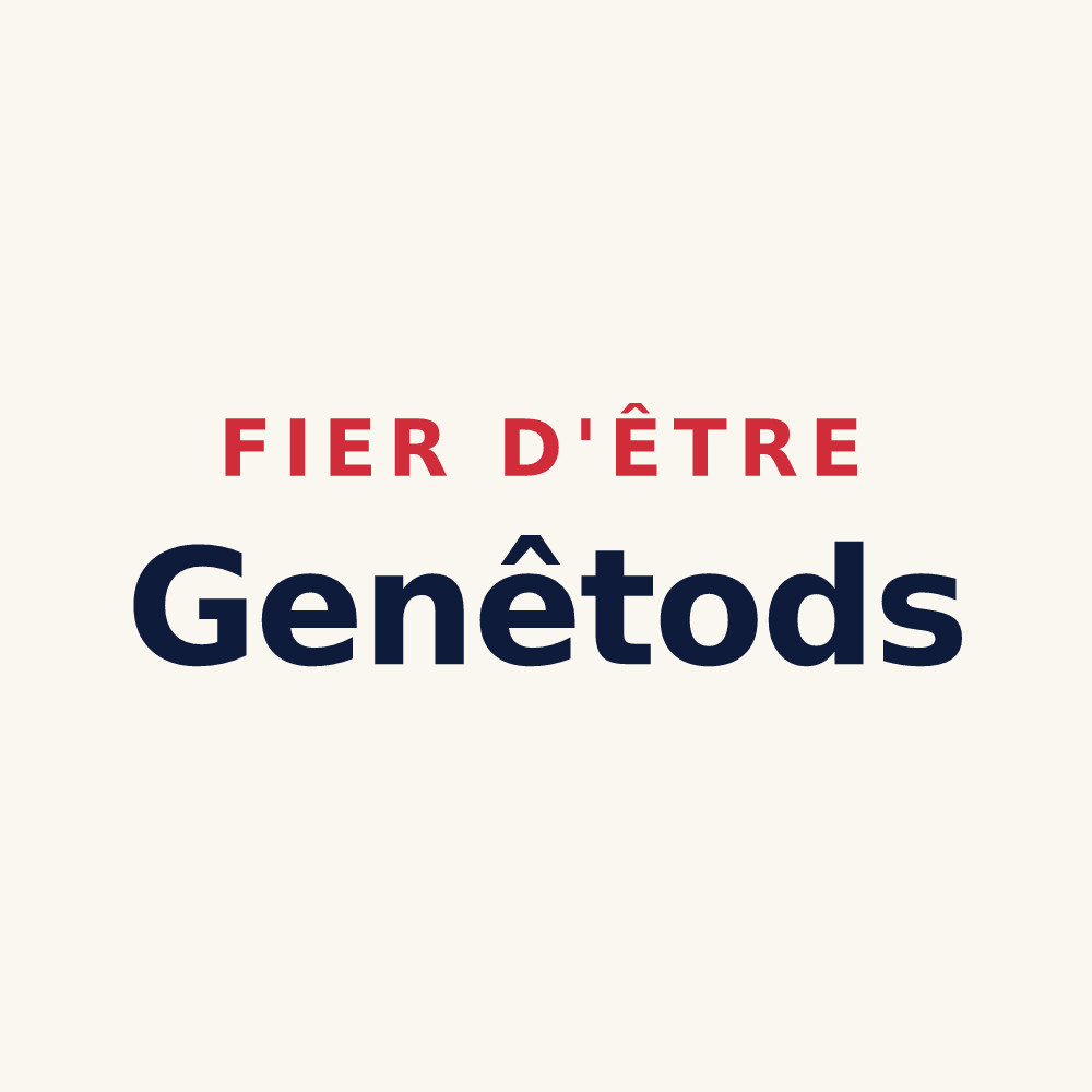 Tasse « Fier d'être Genêtods » — design pour La Genête