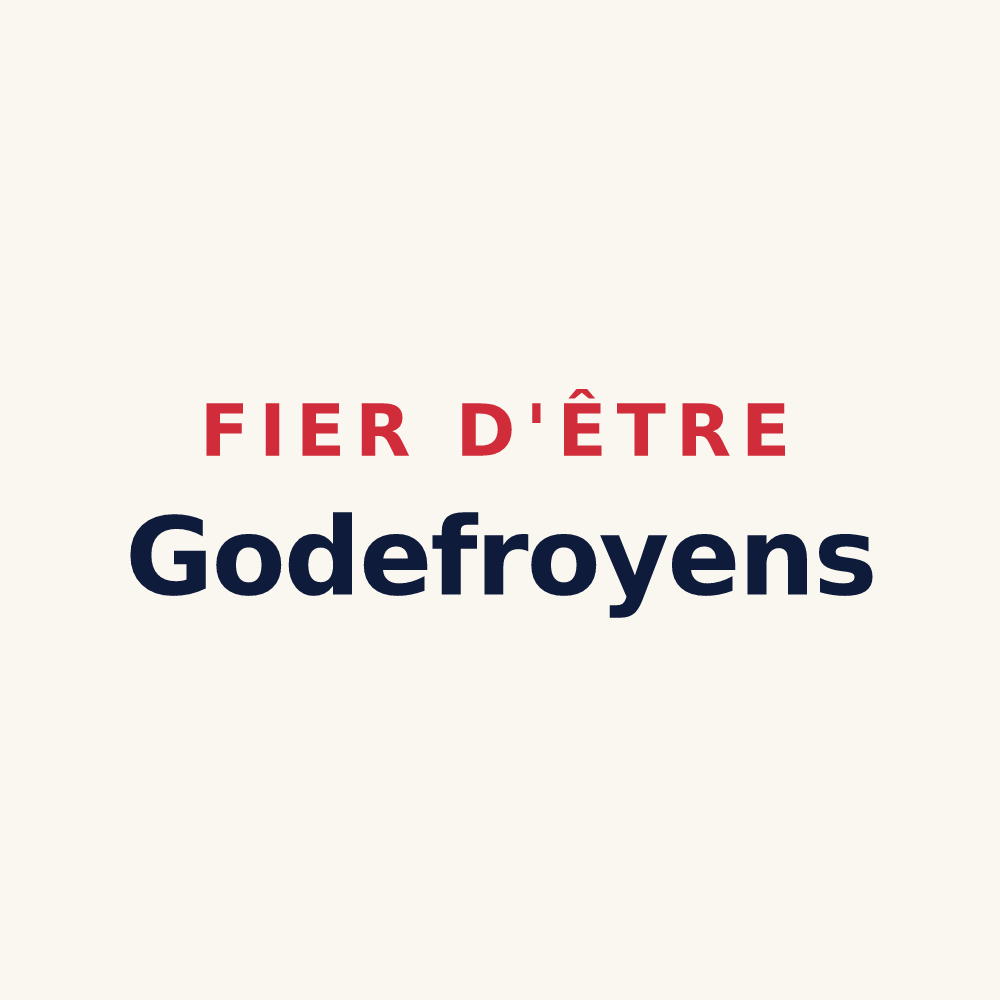 Tasse « Fier d'être Godefroyens » — design pour La Godefroy