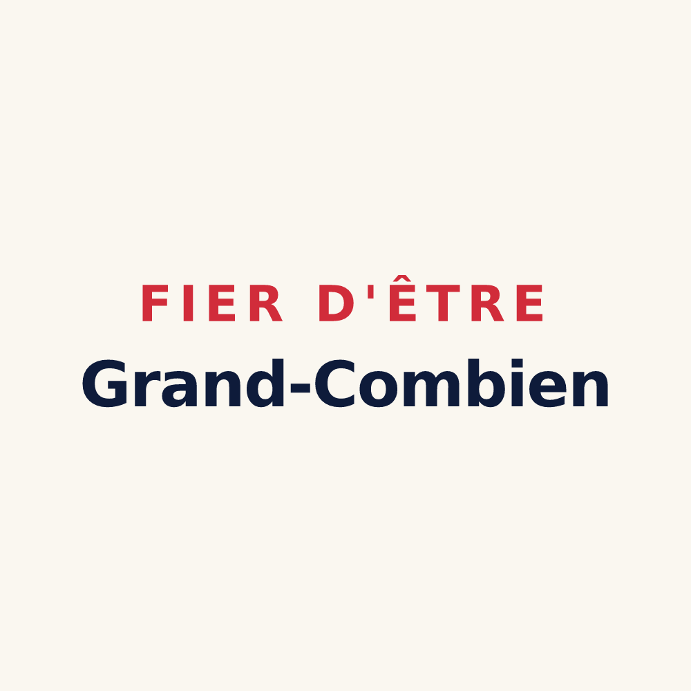 Tasse « Fier d'être Grand-Combien » — design pour La Grand-Combe