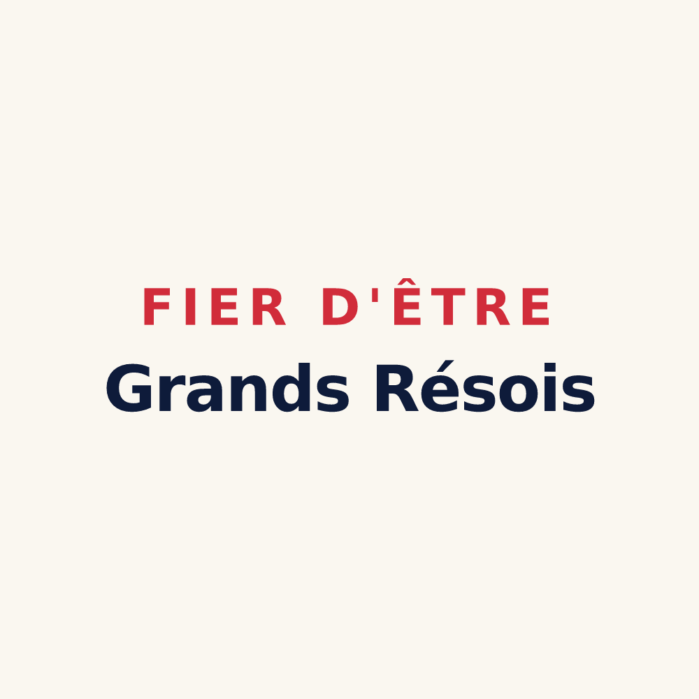 Tasse « Fier d'être Grands Résois » — design pour La Grande-Résie