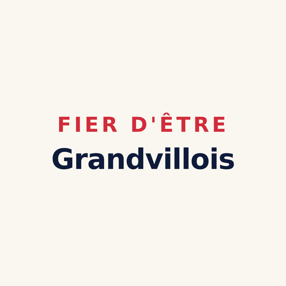 Tasse « Fier d'être Grandvillois » — design pour La Grandville
