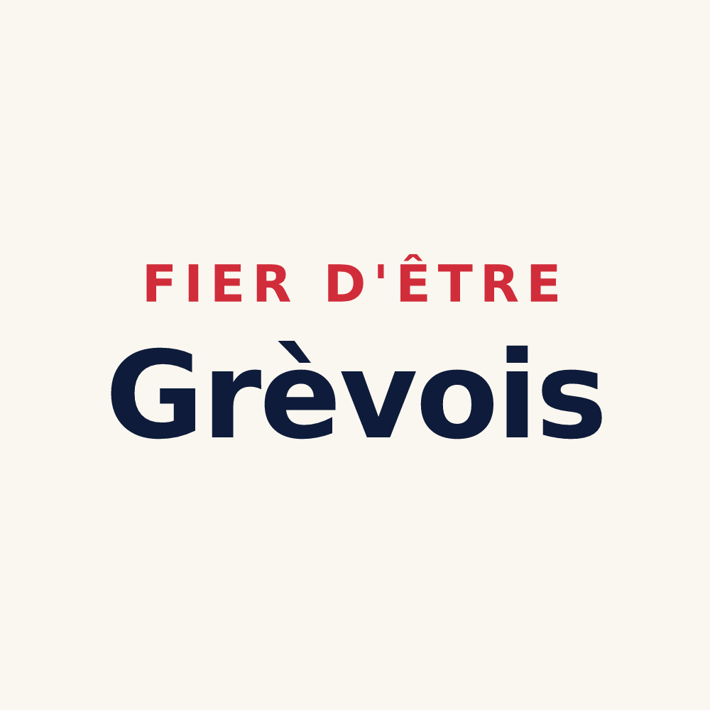 Tasse « Fier d'être Grèvois » — design pour La Grève-sur-Mignon
