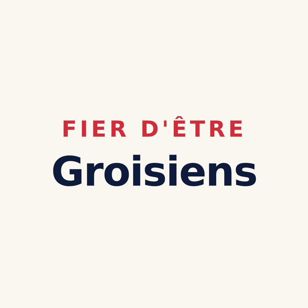 Tasse « Fier d'être Groisiens » — design pour La Groise
