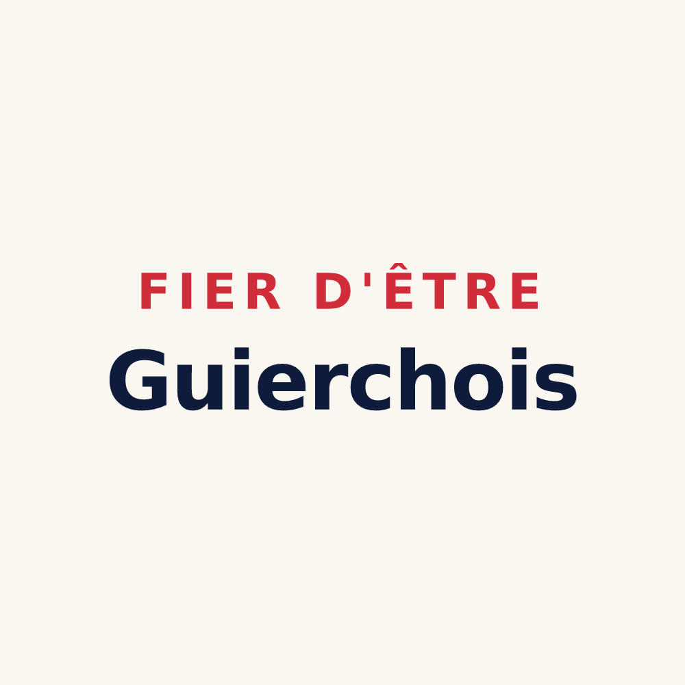 Tasse « Fier d'être Guierchois » — design pour La Guierche