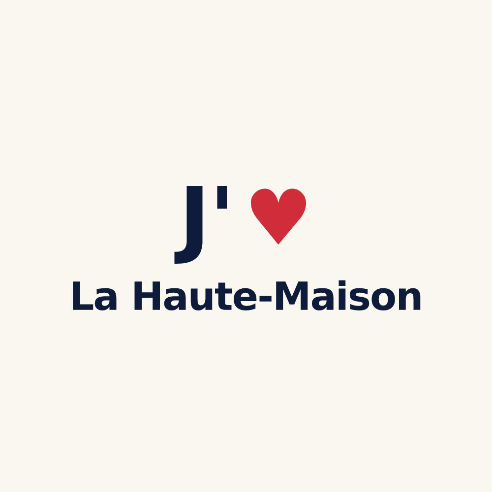 Tasse personnalisée La Haute-Maison — design J'aime La Haute-Maison