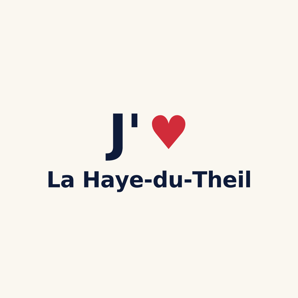 Tasse personnalisée La Haye-du-Theil — design J'aime La Haye-du-Theil
