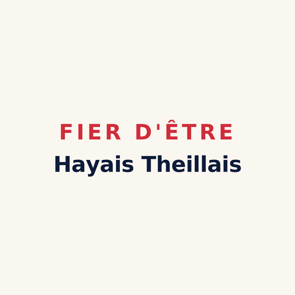Tasse « Fier d'être Hayais Theillais » — design pour La Haye-du-Theil