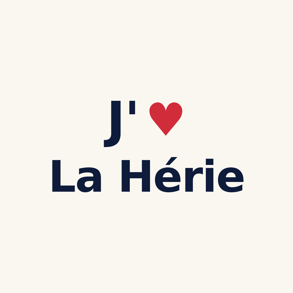 Tasse personnalisée La Hérie — design J'aime La Hérie