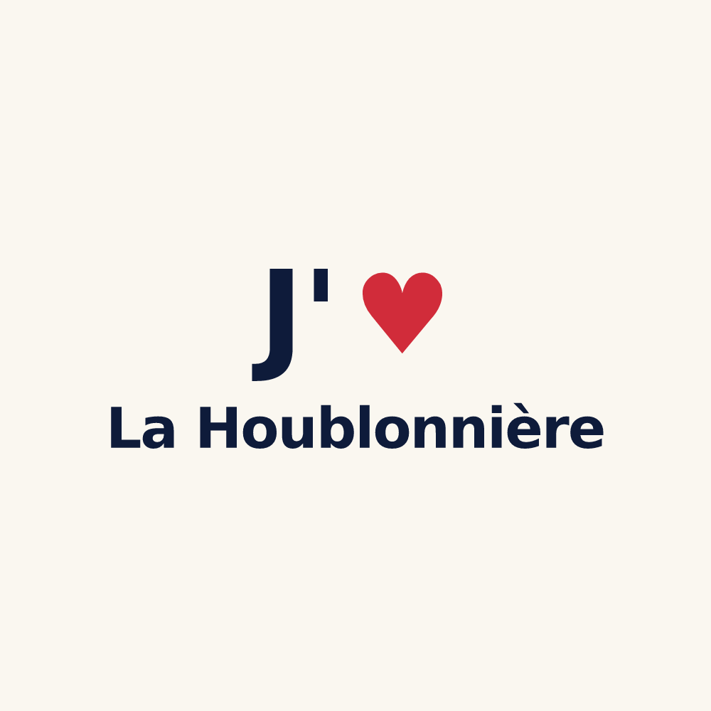 Tasse personnalisée La Houblonnière — design J'aime La Houblonnière