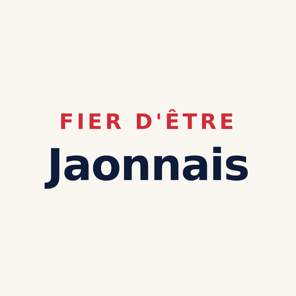 Tasse « Fier d'être Jaonnais » — design pour La Jaille-Yvon