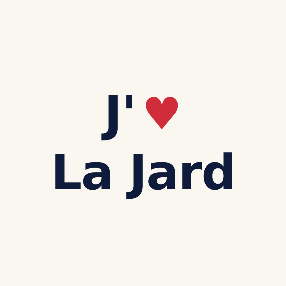 Tasse personnalisée La Jard — design J'aime La Jard